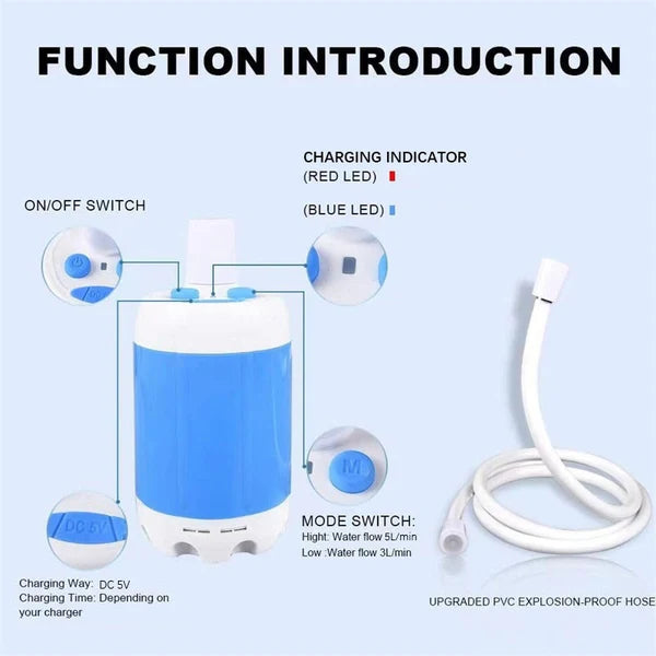 🔥Camping Essentials - While Stocks Last💦Portable Shower for Camping with Water Pump🚀
