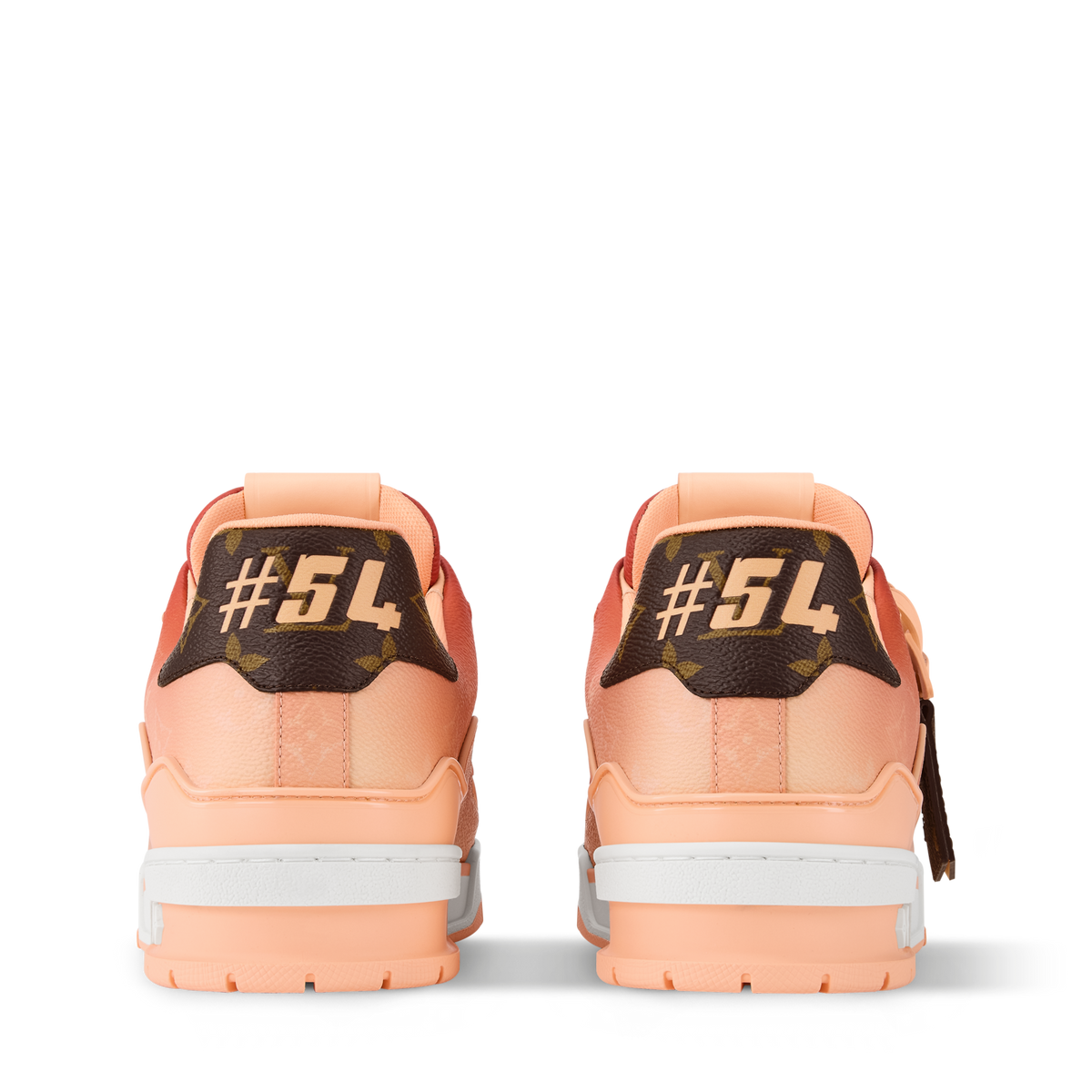 LV Trainer Sneaker Monogram-printed canvas Orange